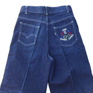 Vintage 1980 Olympics Levi's White Tab Jeans